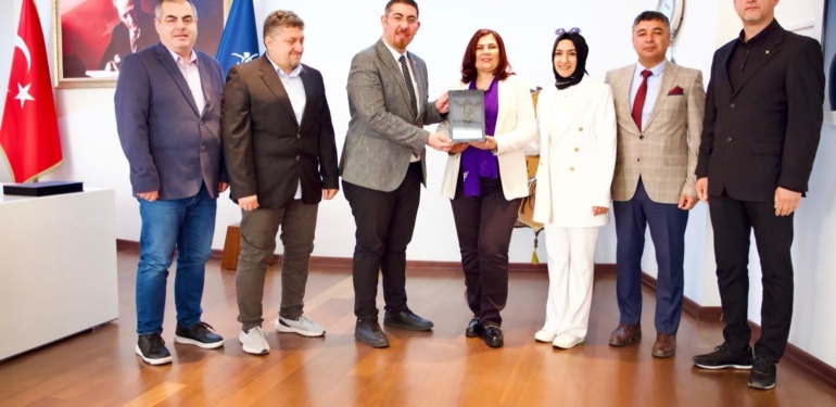 Nazilli Gazeteciler Cemiyeti, Başkan Çerçioğlu’nu ziyaret etti!