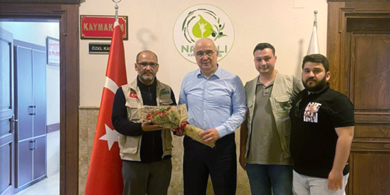 İHH Nazilli’den Kaymakam Arısoy’a nezaket ziyareti