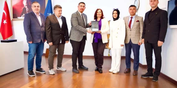 Nazilli Gazeteciler Cemiyeti’nden başkanlara ‘tebrik’ ziyaretleri