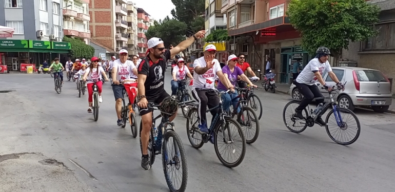 ‘Bisiklet Şenliği’ renkli görüntülere sahne oldu!