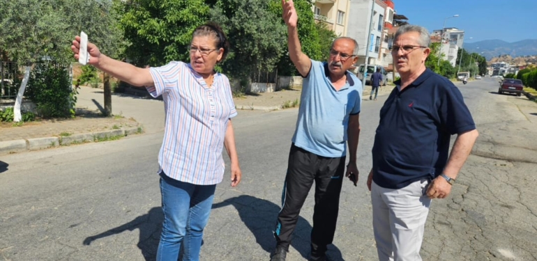 Sahaya çıkan Başkan Tetik’e muhtarlar da eşlik etti! 