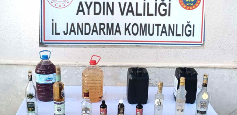 611 litre sahte ve kaçak içki ele geçirildi!