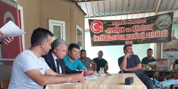 Aşağı Nazilli Avcılık ve Atıcılık Derneği’nde bayrak değişimi!
