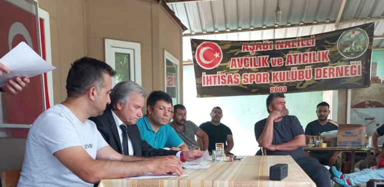 Aşağı Nazilli Avcılık ve Atıcılık Derneği’nde bayrak değişimi!