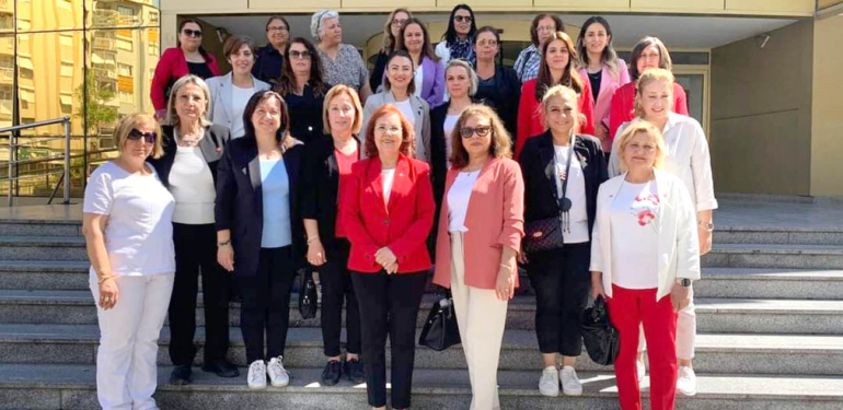 CHP Kadın Kolları Başkanları, Başkan Çerçioğlu’nu ziyaret etti!