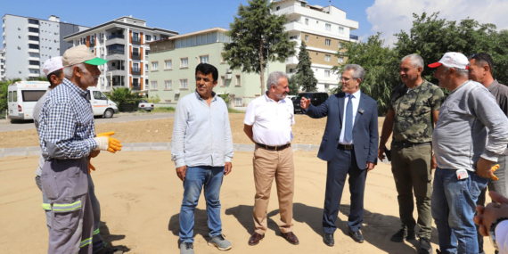 Başkan Tetik, ilçede süren çalışmaları yerinde inceledi!
