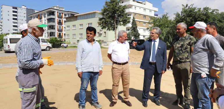 Başkan Tetik, ilçede süren çalışmaları yerinde inceledi!