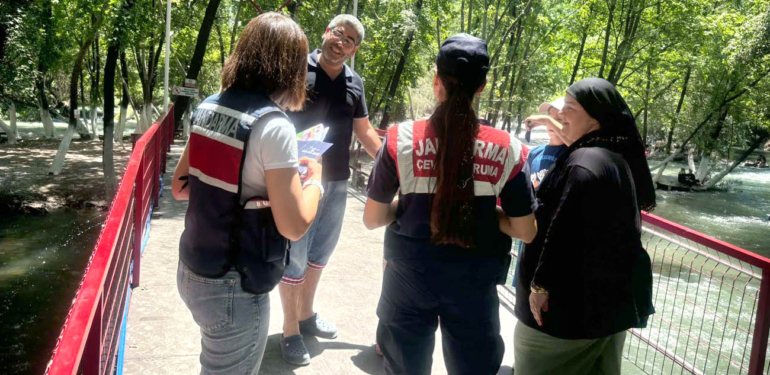 Mesire alanları denetlendi, vatandaşlar bilgilendirildi!