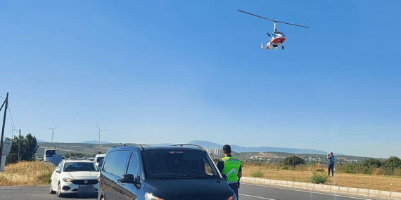 Trafik Jandarma, Cyrocopter destekli denetim yaptı!