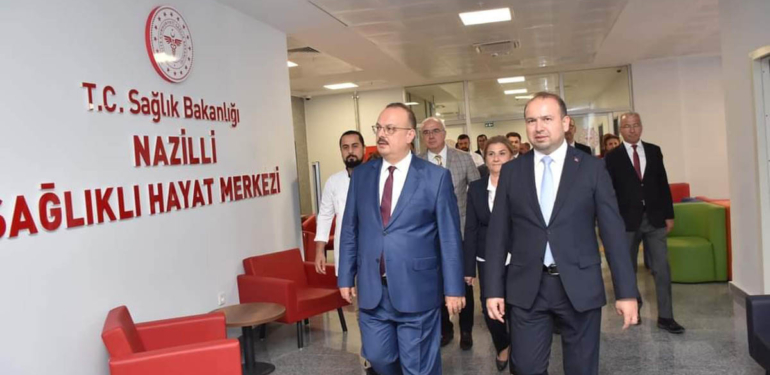 Vali Canbolat, hasta kabulüne başlayan kompleksi ziyaret etti!