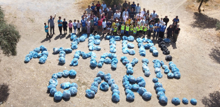 2 saatte 500 torba çöp toplandı… ‘YETER ATMAYIN GARİ’