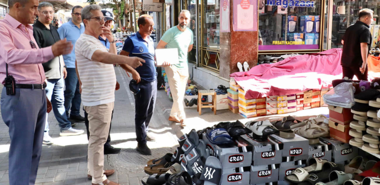 Başkan Tetik, zabıta ile birlikte işgaliye denetimine çıktı!