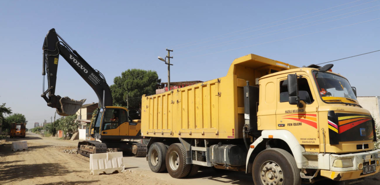 Nazilli Belediyesi, Sümer 186 Sokak’ta çalışmalara başladı!