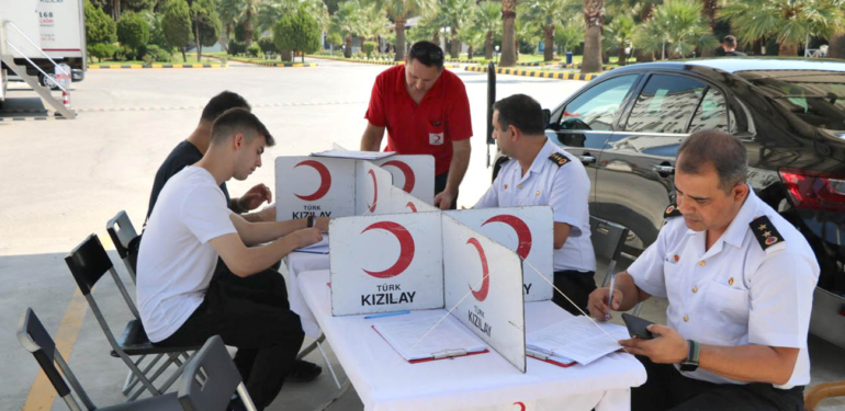 Aydın İl Jandarma personeli ‘Kan Bağışı’nda bulundu!