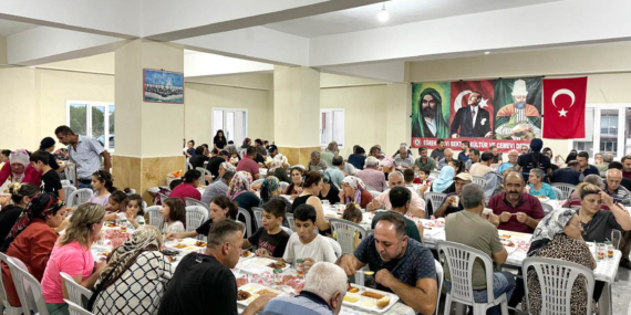 Aydın Büyükşehir Belediyesi, Eğrek Cemevi’nde iftar düzenledi!