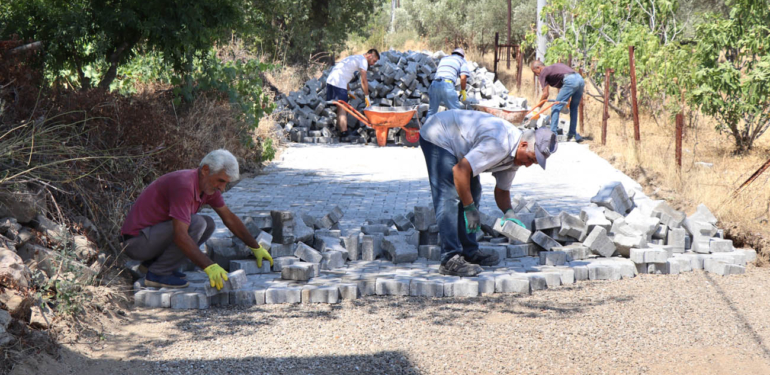 Nazilli Belediyesi, Bozyurt’ta yol yapım çalışmalarına başladı!