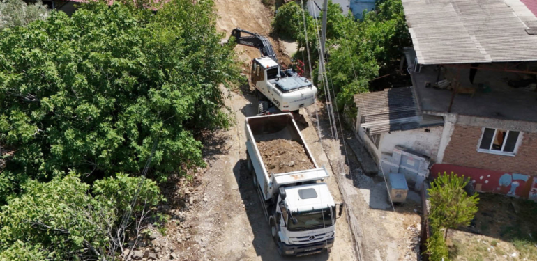 Büyükşehir Belediyesi, Haydere Yolu’nda çalışmalara başladı!