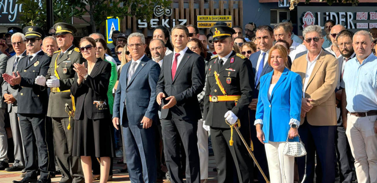 Nazilli, 30 Ağustos Zafer Bayramı’nı törenle kutladı!