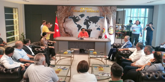 Milletvekillerinin ikinci durağı, Nazilli Ticaret Borsası oldu!