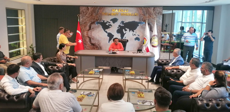 Milletvekillerinin ikinci durağı, Nazilli Ticaret Borsası oldu!
