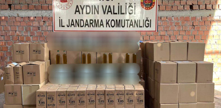 8 ton sahte zeytinyağı ele geçirildi!
