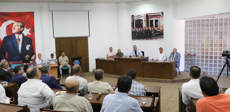 Başkan Tetik, oda başkanlarıyla ‘İstişare Toplantısı’ yaptı!