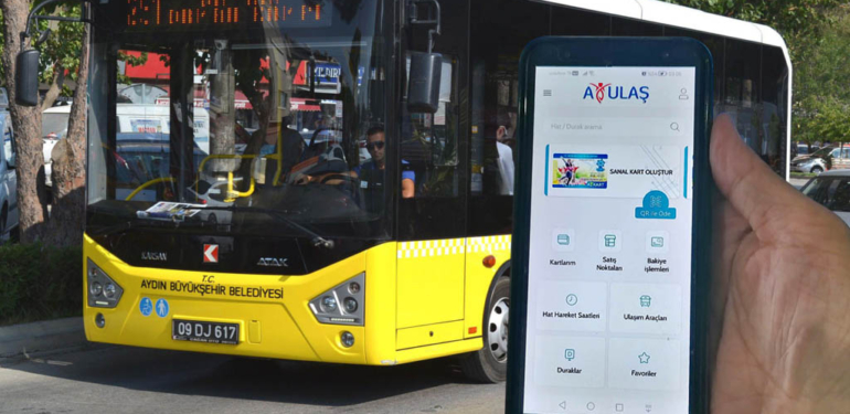 Aydın’da yeni dönem: Sanal kart ile ulaşım cepte!