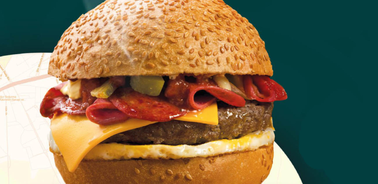 %100 dana eti hamburger, %50 indirim… Baget Burger açılıyor!