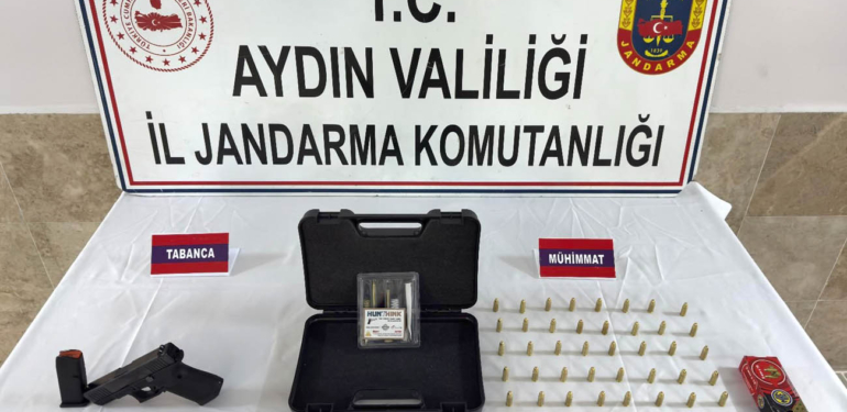 Nazilli’de, silah ve mühimmat satan bir kişi yakalandı!