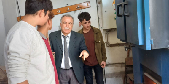 MESEM öğrencileri kazan başında!
