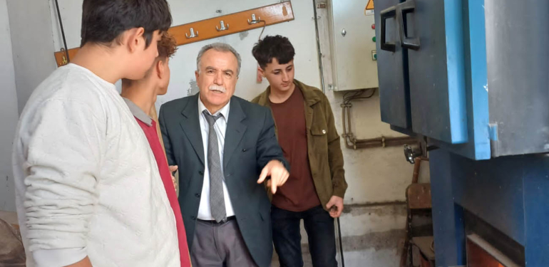 MESEM öğrencileri kazan başında!