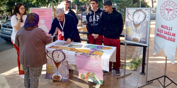 Nazilli İlçe Sağlık uyardı: “Kanseri içinize çekmeyin!”