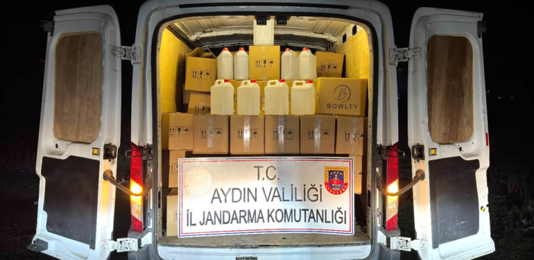 1600 litre etil alkol ele geçirildi!