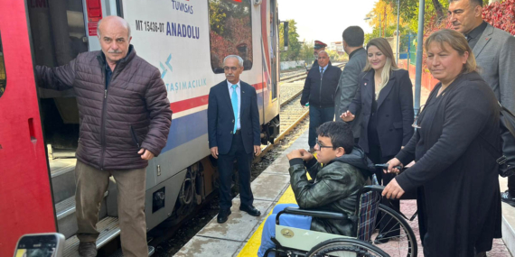 Makinist olmak isteyen Uysal’ın hayali gerçek oldu!