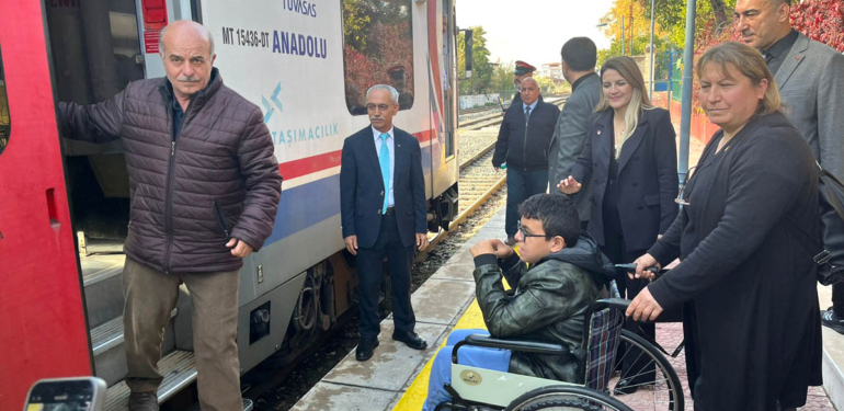 Makinist olmak isteyen Uysal’ın hayali gerçek oldu!