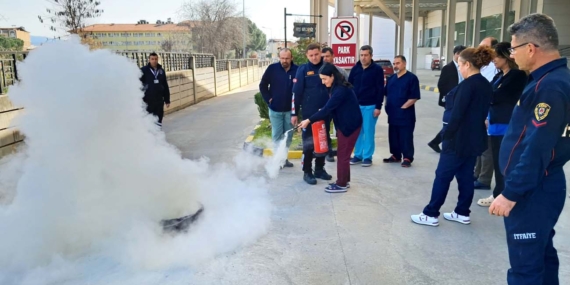 Nazilli Devlet Hastanesi’nde ‘Yangın Güvenliği Eğitimi’