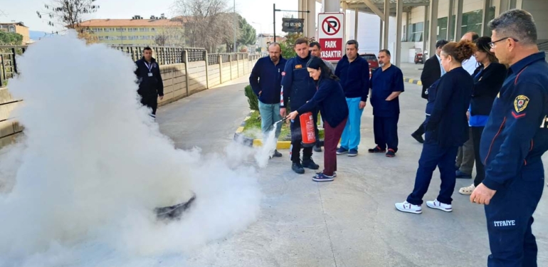 Nazilli Devlet Hastanesi’nde ‘Yangın Güvenliği Eğitimi’