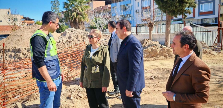 Kaymakam Kan, Cumhuriyet İlkokulu inşaatını inceledi!