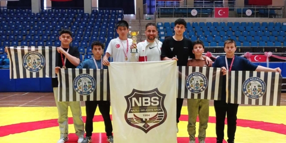Nazilli Belediye Spor U15 Güreş Takımı, İl 3’üncüsü oldu!