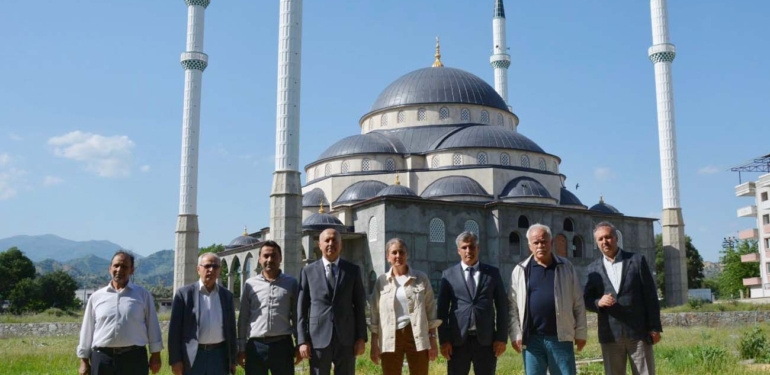 Kaymakam Kan, ‘Külliye ve Cami’ çalışmalarını yerinde inceledi!