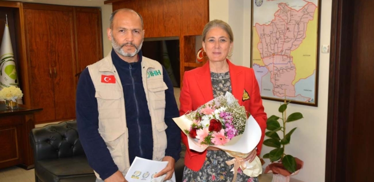 İHH Nazilli’den Kaymakam Kan’a nezaket ziyareti!