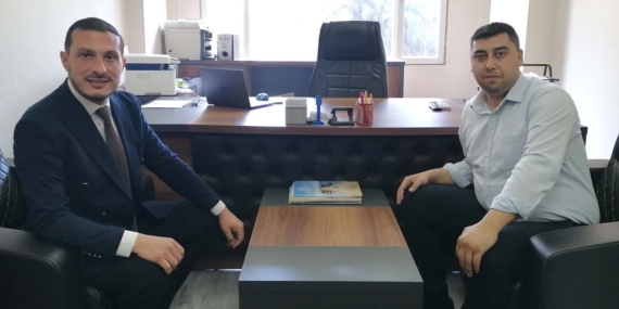 Kırlıoğlu’ndan Başkan Uza’ya ‘Hayırlı Olsun’ ziyareti!