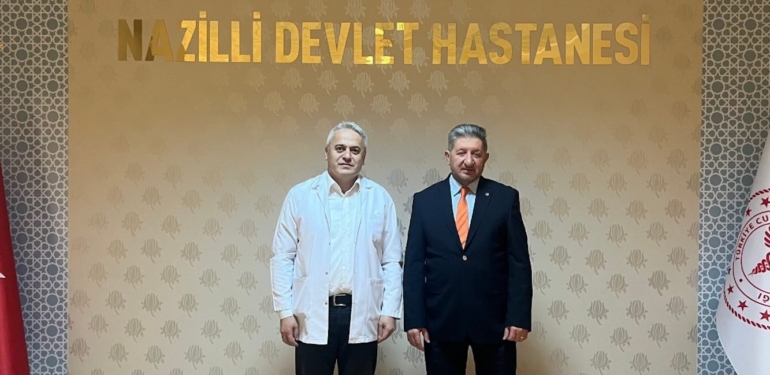 Başkan Arslan’dan Başhekim Çalışkan’a ‘hayırlı olsun’ ziyareti!