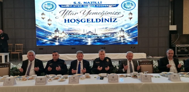 Nazilli Sanayi Sitesi İşletme Kooperatifi iftarına büyük ilgi