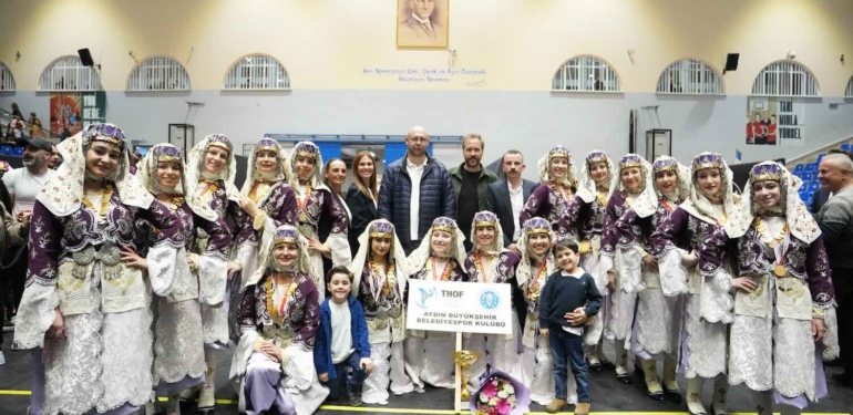 Aydın Büyükşehir Belediyespor’dan halk oyunlarında önemli başarı