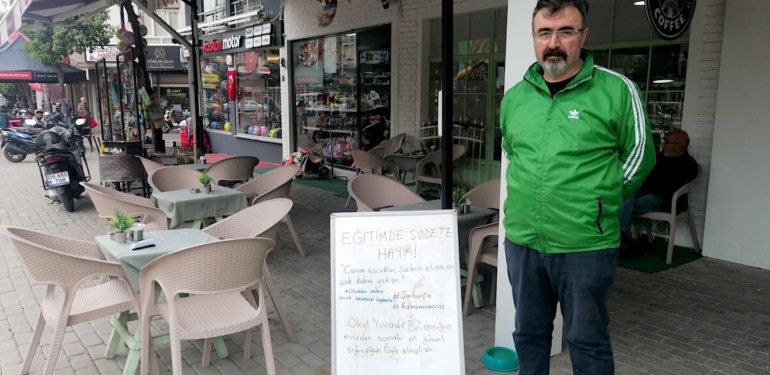 Nazillili öğretmenler, duygularını Kahve Perisi ile paylaştı!