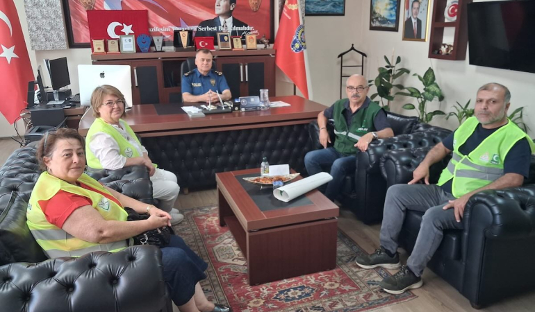 Nazilli Yeşilay’dan İlçe Emniyet Müdürü Esen’e nezaket ziyareti
