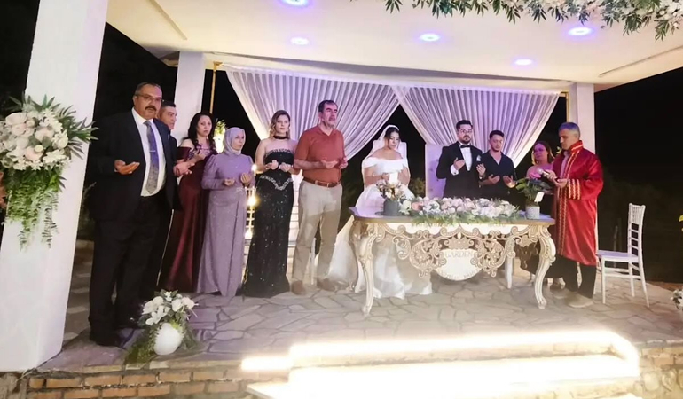 Nazilli’de akademi ve siyaset dünyasını buluşturan düğün