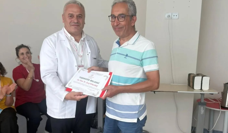 NDH’nin uzman çocuk doktoru Şeref Kırcaklı emekliye ayrıldı