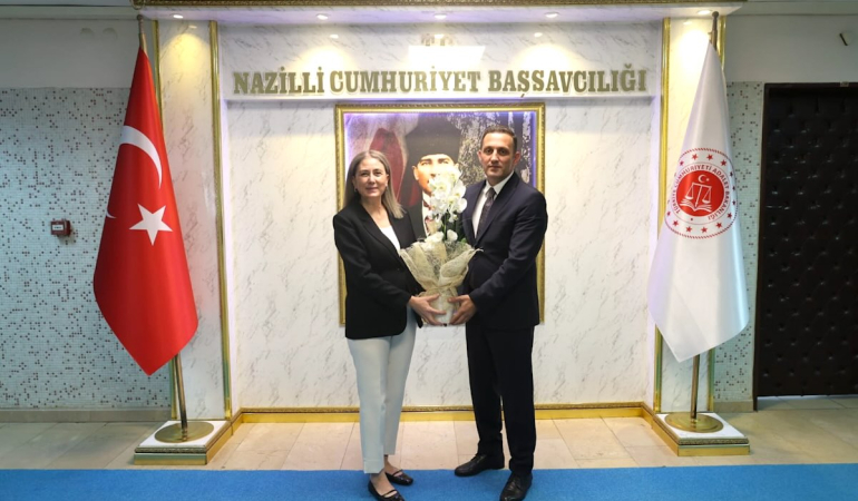 Kaymakam Kan’dan Başsavcı Karartı’ya ‘hayırlı olsun’ ziyareti